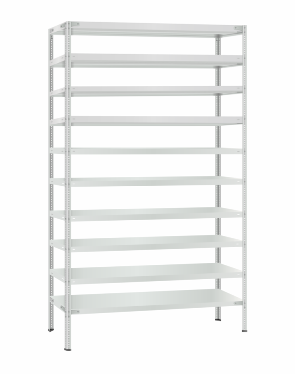 Стеллаж металлический Титан МС-500 3000х1200х400 10 полок