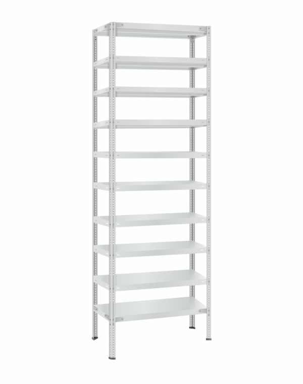 Стеллаж металлический Титан МС-500 2300х700х400 10 полок