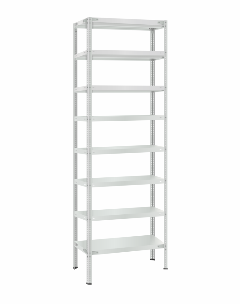 Стеллаж металлический Титан МС-500 2300х700х500 8 полок