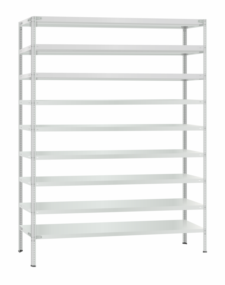 Стеллаж металлический Титан МС-500 2300х1500х400 9 полок