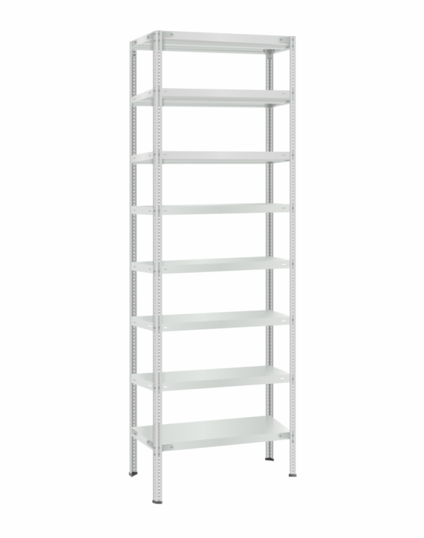 Стеллаж металлический Титан МС-500 2400х700х300 8 полок