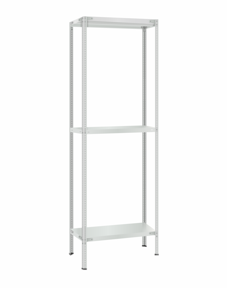 Стеллаж металлический Титан МС-500 2400х700х400 3 полки Стеллаж металлический Титан МС-500 2400х700х400 3 полки