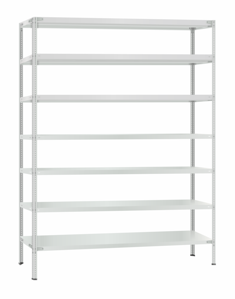 Стеллаж металлический Титан МС-500 2400х1500х300 7 полок